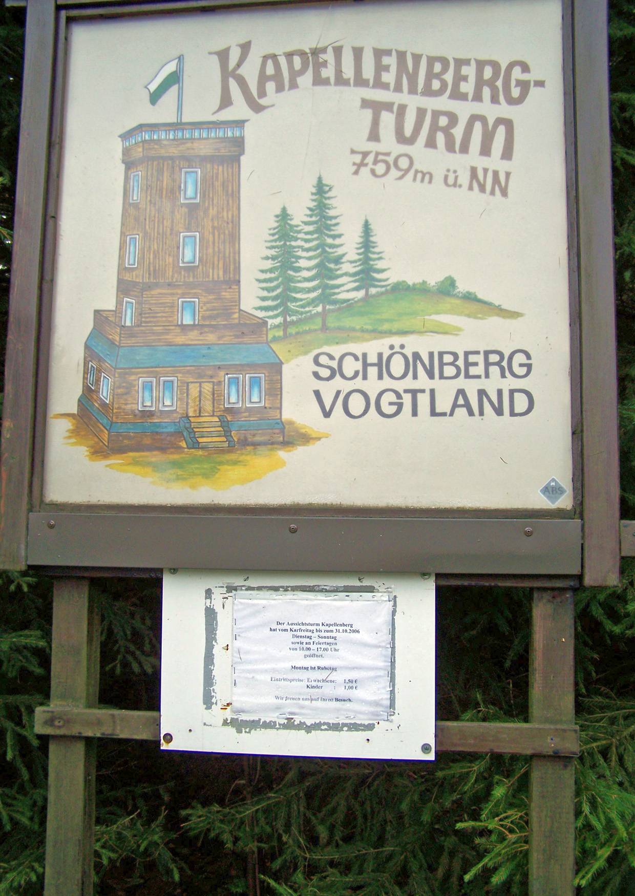 Wandern Kapellenberg Aussichtsturm