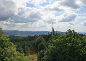 Mönchswalder Berg, der Blick nach Südosten