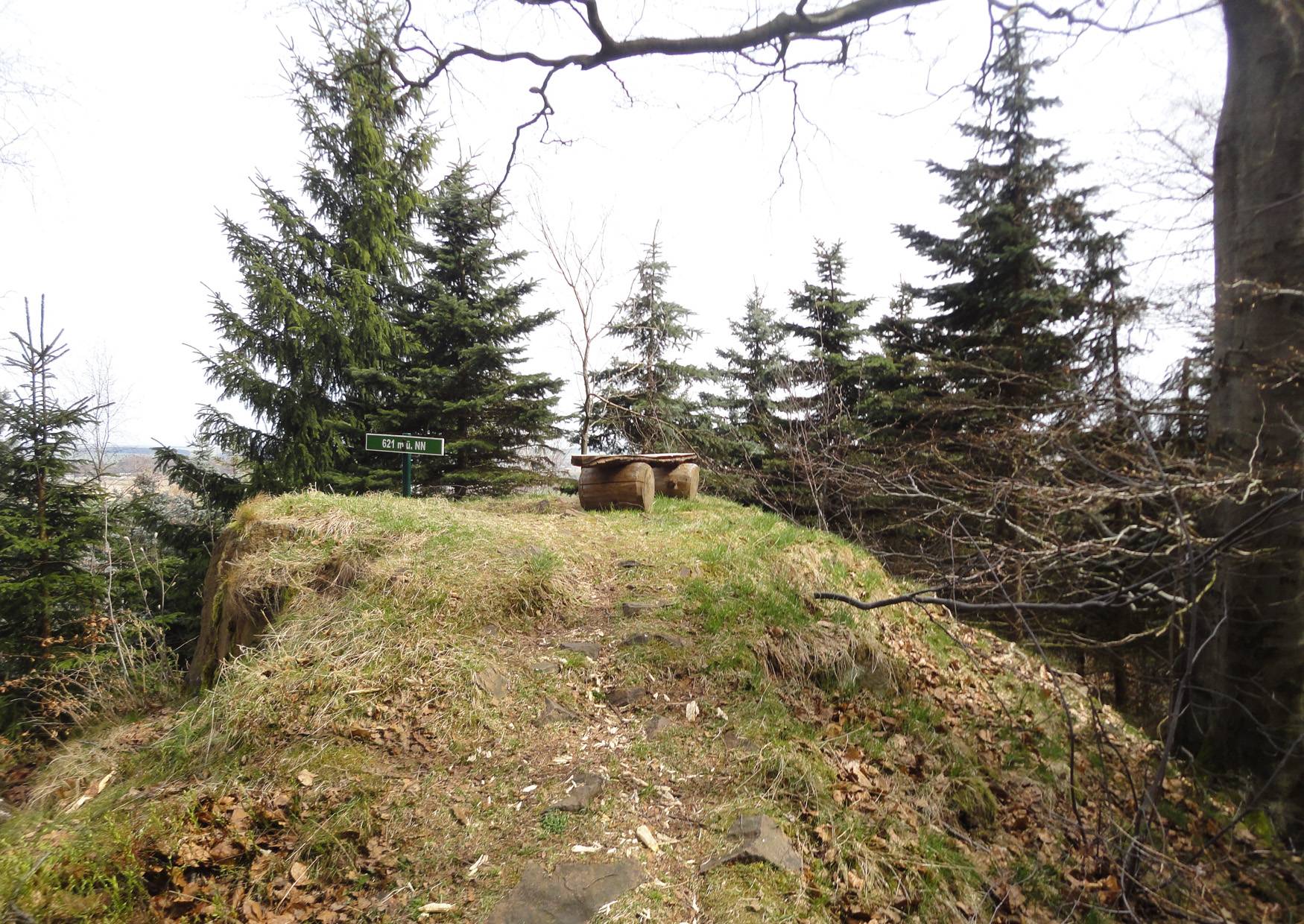 Aussichtspunkt Lichtenberg im Erzgebirge in 621m Höhe