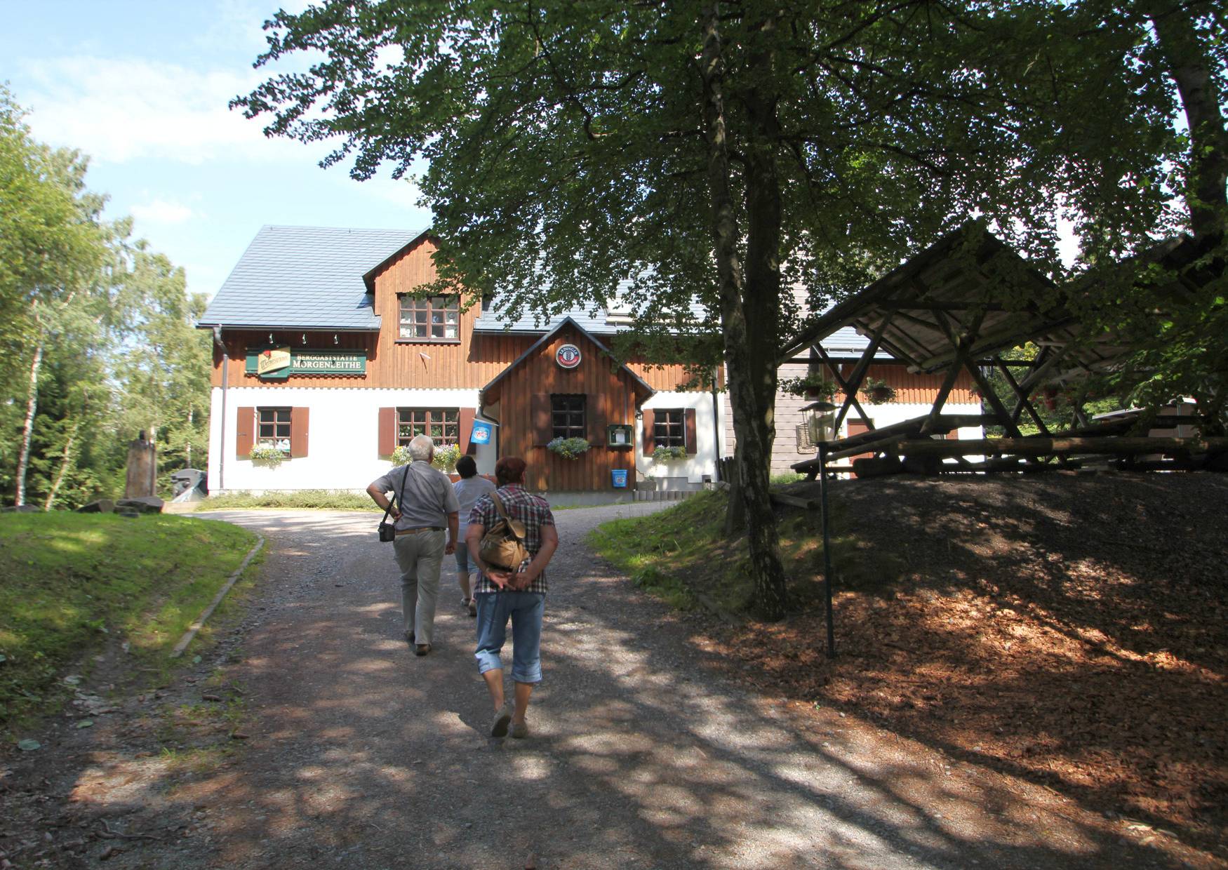 Wanderung zur Berggaststätte Morgenleithe bei Lauter