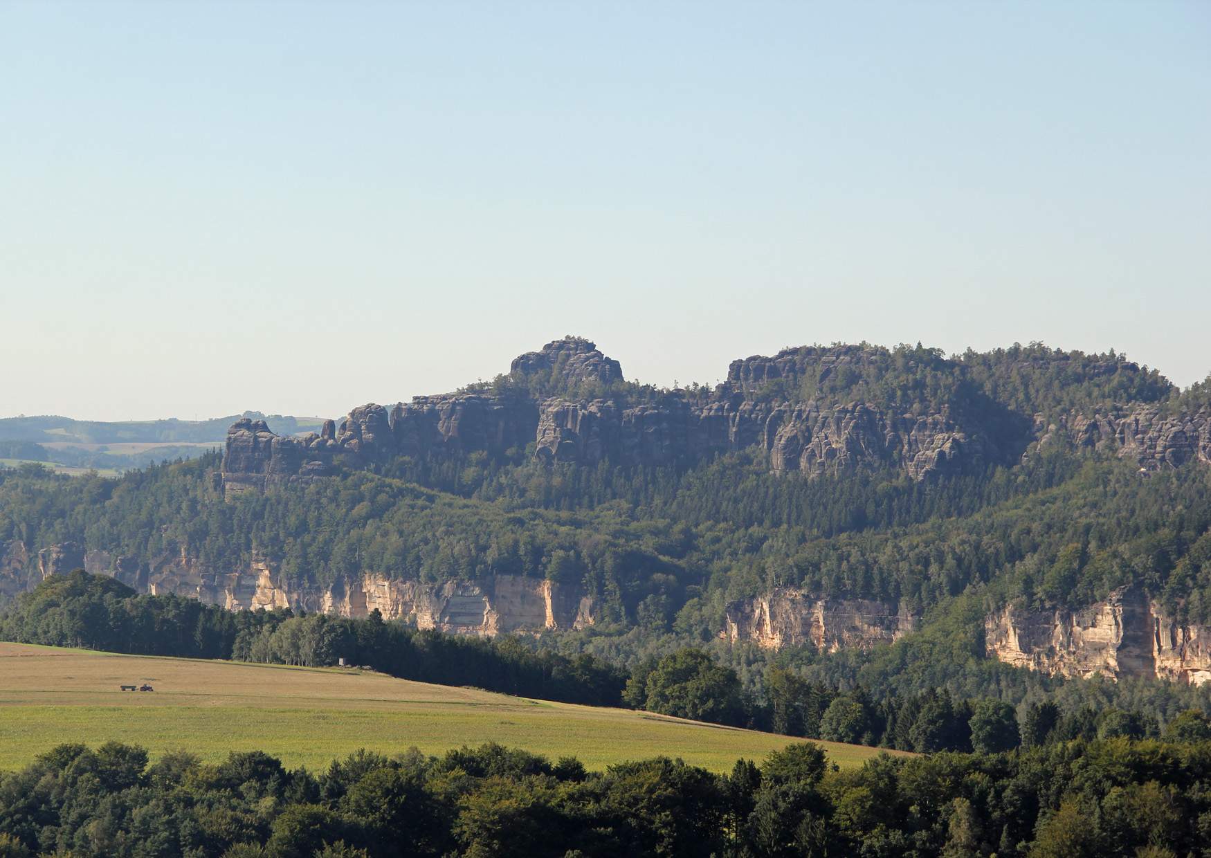 Die Aussicht Von Dritten Gipfel Der Kaiserkrone