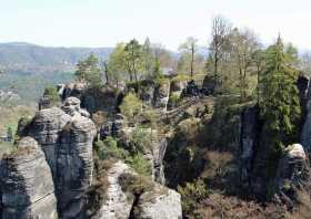 Felsenburg Neurathen an der Bastei im Elbsandsteingebirge